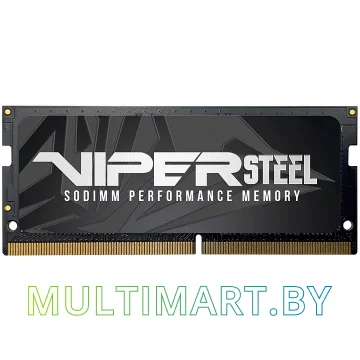 Оперативная память Patriot Viper Steel 16GB DDR4 SODIMM PC4-19200 (PVS416G240C5S)